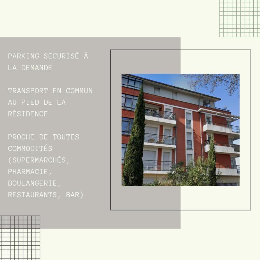 Bel appartement contemporain proche des commodités Toulouse Extérieur photo